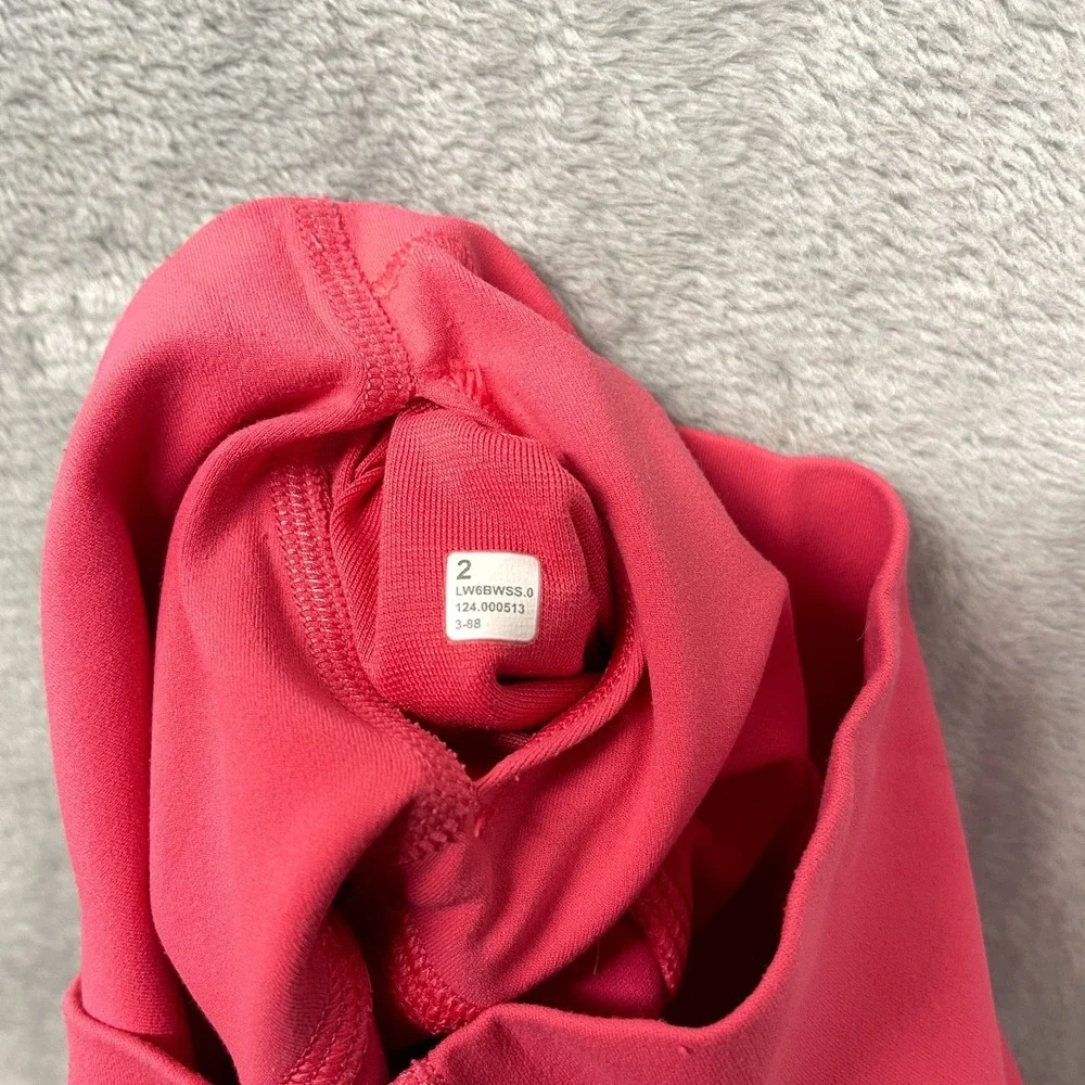Lululemon Leggings Womens 2 (18/23) Pink Gym Fit Running Align High-Rise Pull-On